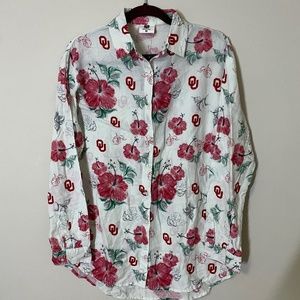 Women's Oklahoma Sooners Bathing Suit Coverup/Shirt, Size Medium, NWT